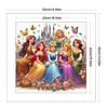 Disney Princesses-11CT Stamped Cross Stitch 50*50cm/19.69*19.69in