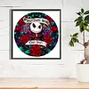 uk.everydayedeals Diamond Painting - Full Round - Rose Skull Jack(40*40cm)