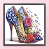 (US Local)High Heel-11CT Stamped Cross Stitch Kit(40x40cm)