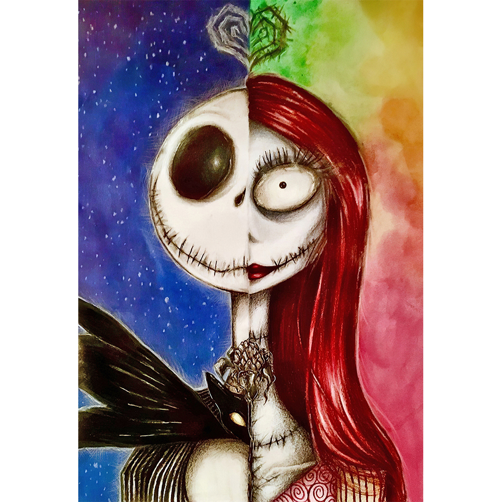 

Skeleton Girl - Round Drill Diamond Painting - 30*40CM, 501 Original