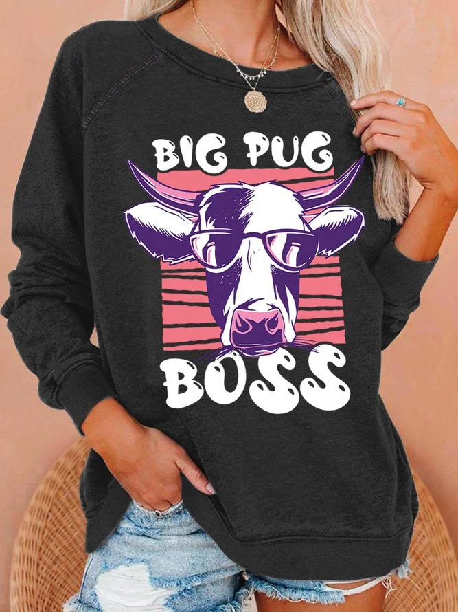 Big Pug Boss Women's Sweatshirt