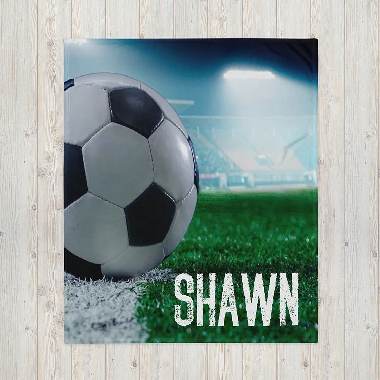 Personalized Soccer Blanket For Comfort & Unique|BKKid310