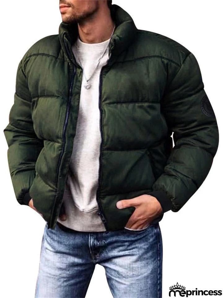 Winter Thickening Down Cotton Coats for Men