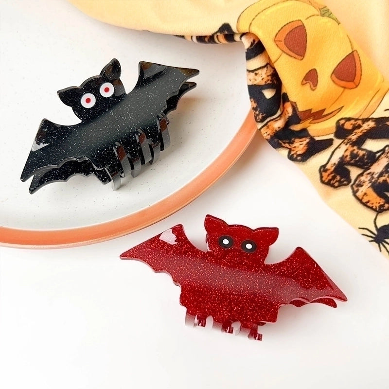 Women’s Cute Funny Halloween Pattern Arylic Hair Claws