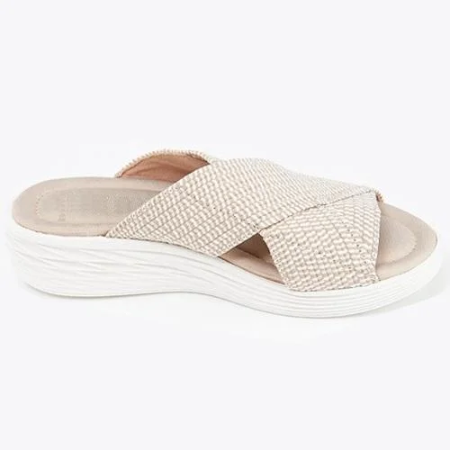 Women'S Comfort & Support Cross Slide Slippers