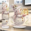 Diamond Painting Christmas Winter Snowman Desktop Ornaments for Decorations