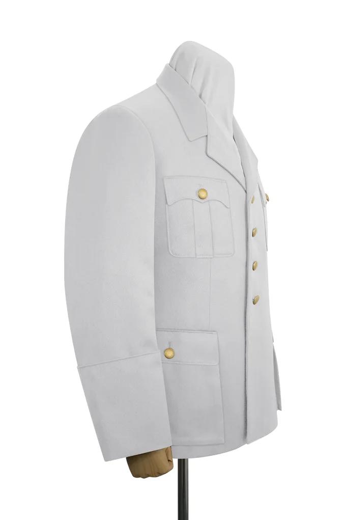   German Political Party Leader White Gabardine Service Dress Tunic German-Uniform