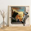 Diamond Painting -DIY Round Drill Tiger(50*50 CM)