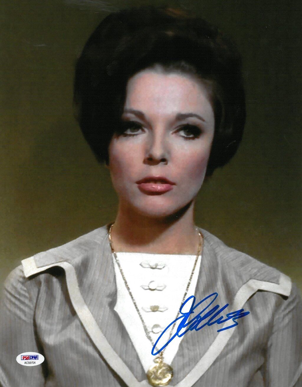 Joan Collins Signed Authentic Autographed 11x14 Photo Poster painting PSA/DNA #AC59704