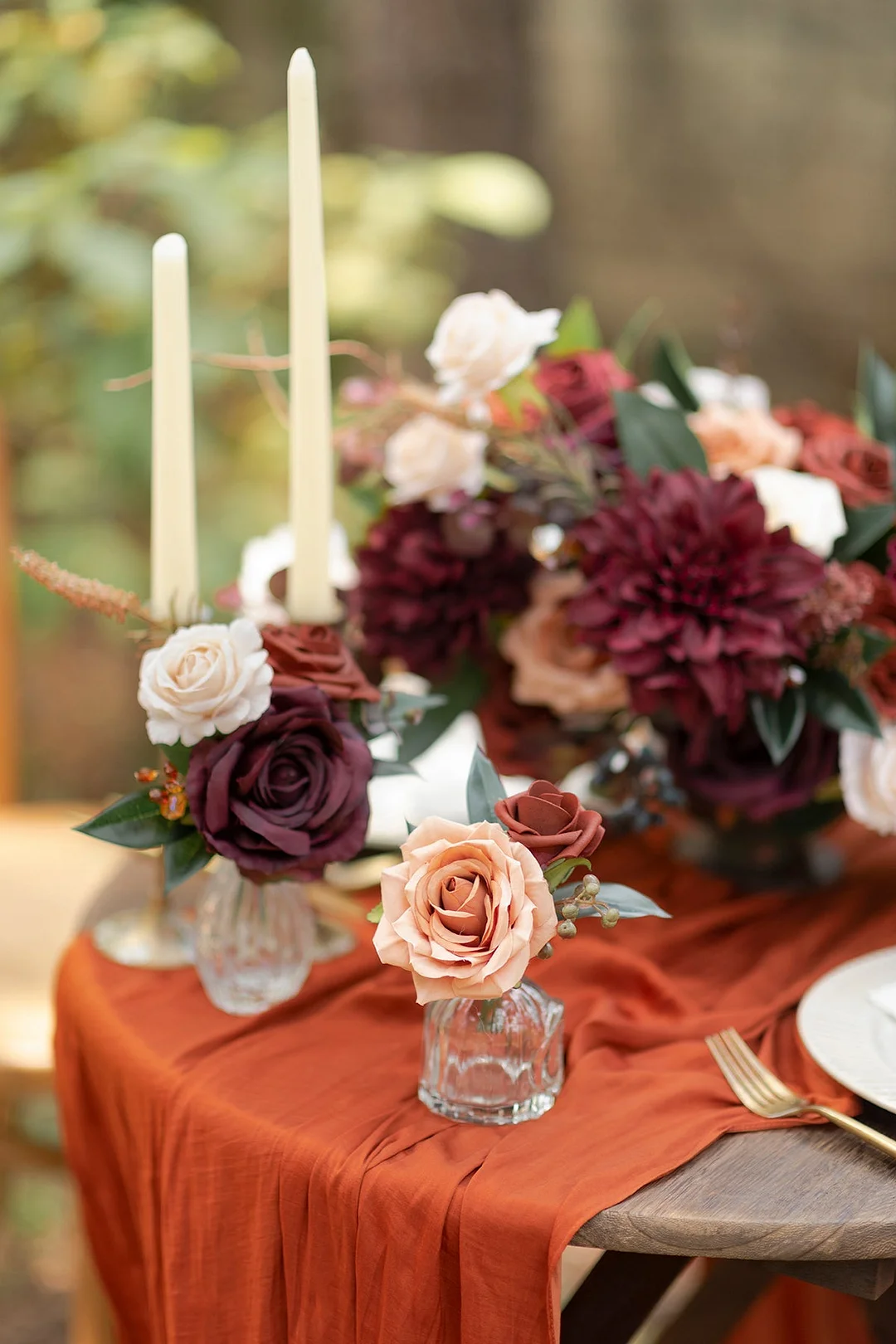 Silk Dahlia Designer Flower Boxes