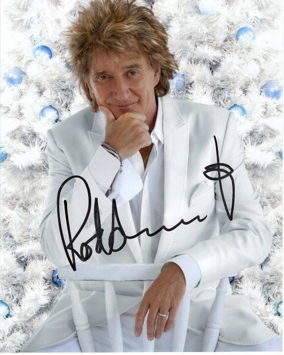 ROD STEWART Signed Autographed 8x10 Photo Poster painting