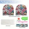 (US Only)Flower Cluster DIY Diamond Painting Napkin Holder Kit Gift for Friends Family