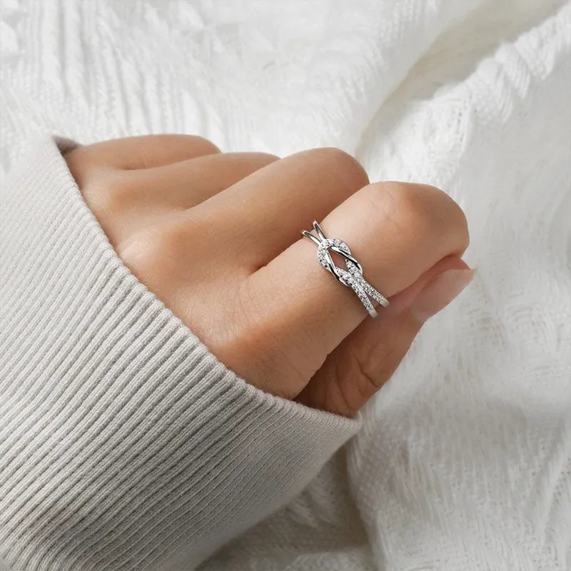 To My Daughter &lsquo;Mother & Daughter Forever Linked Together&rsquo; Linked Ring
