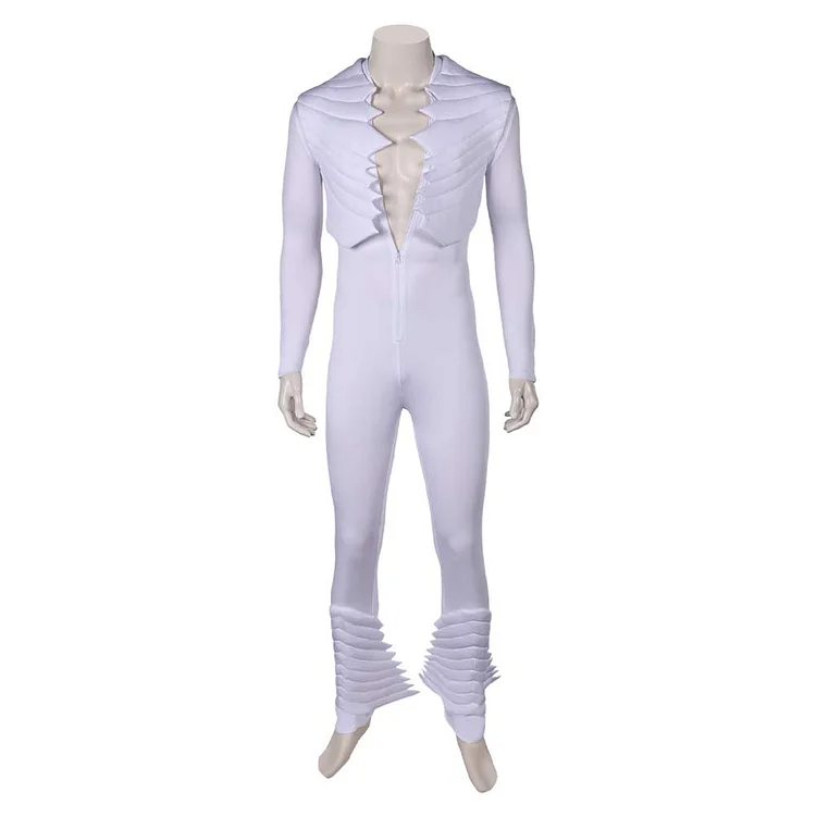 Queen Freddie Mercury White Wings Jumpsuit Outfits Cosplay Costume Halloween Carnival Suit