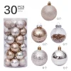 30PCS Colorful Christmas Tree 6CM Hanging Decor Balls