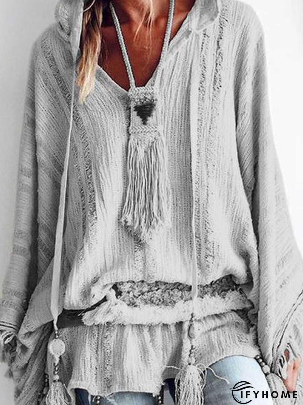 zolucky Long Sleeve Casual Cloak | IFYHOME