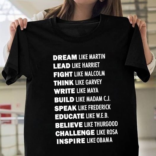 Dream Like Martin Unisex Black History Quotes T-Shirt Black Pride Graphic Tee - Life is Beautiful for You - SheChoic