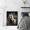Watercolor Horse-11CT Stamped Cross Stitch 40*53cm
