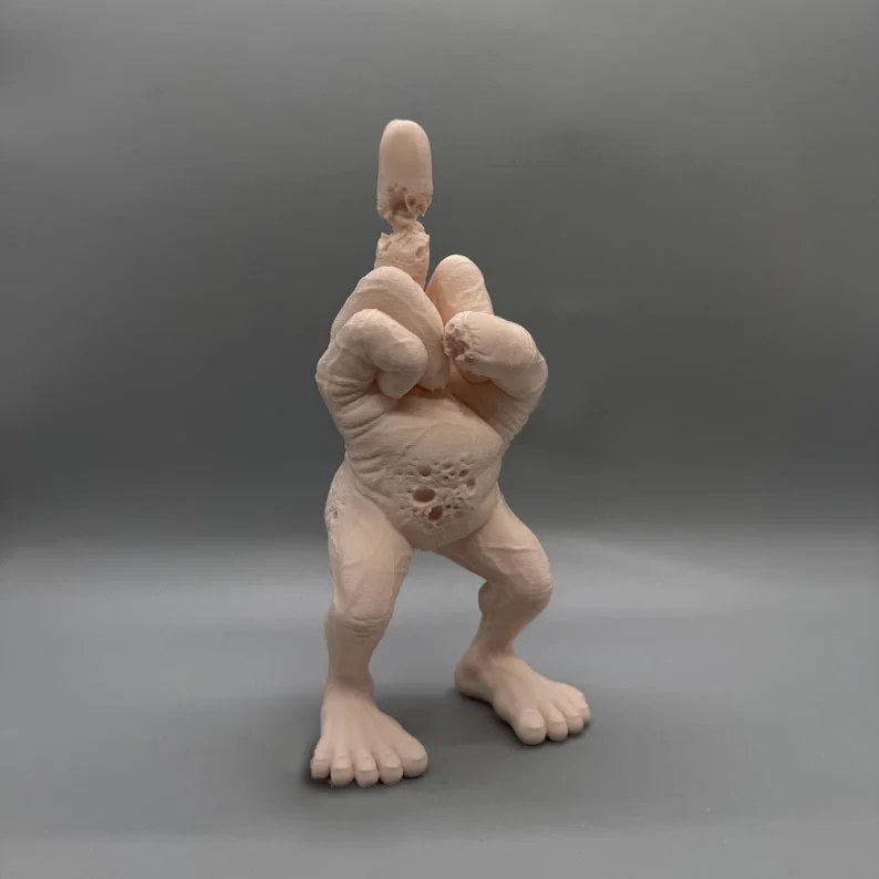 Middle Finger Figure With Legs 