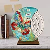 DIY Butterfly Diamond Painting Calendar Wooden Desktop Ornaments