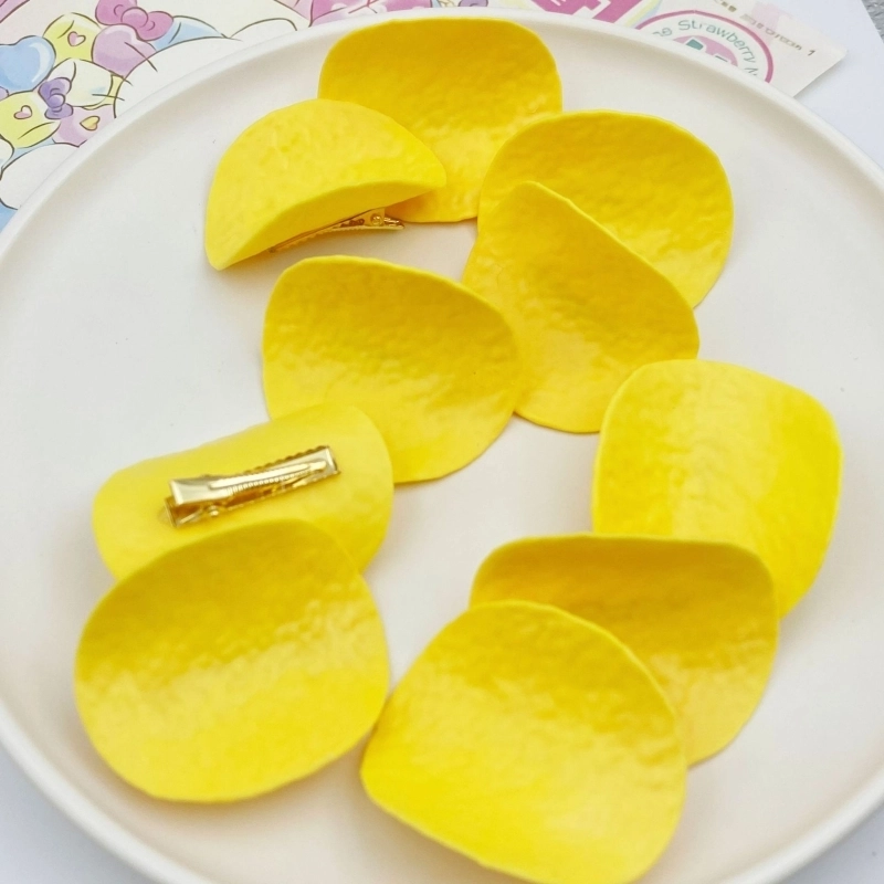 Women's Cartoon Style Potato Chips Arylic Hair Clip