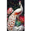 5D DIY Full Round Drill Diamond Painting Peacock Kit Home Decoration (A6579)