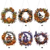 Diamond Painting Halloween Decorations Wreath Pendant for Home Window Wall