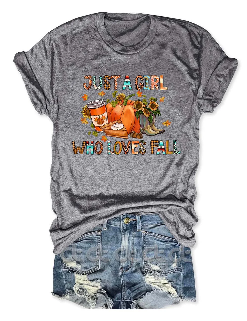 Just a Girl Who Loves Fall T-Shirt