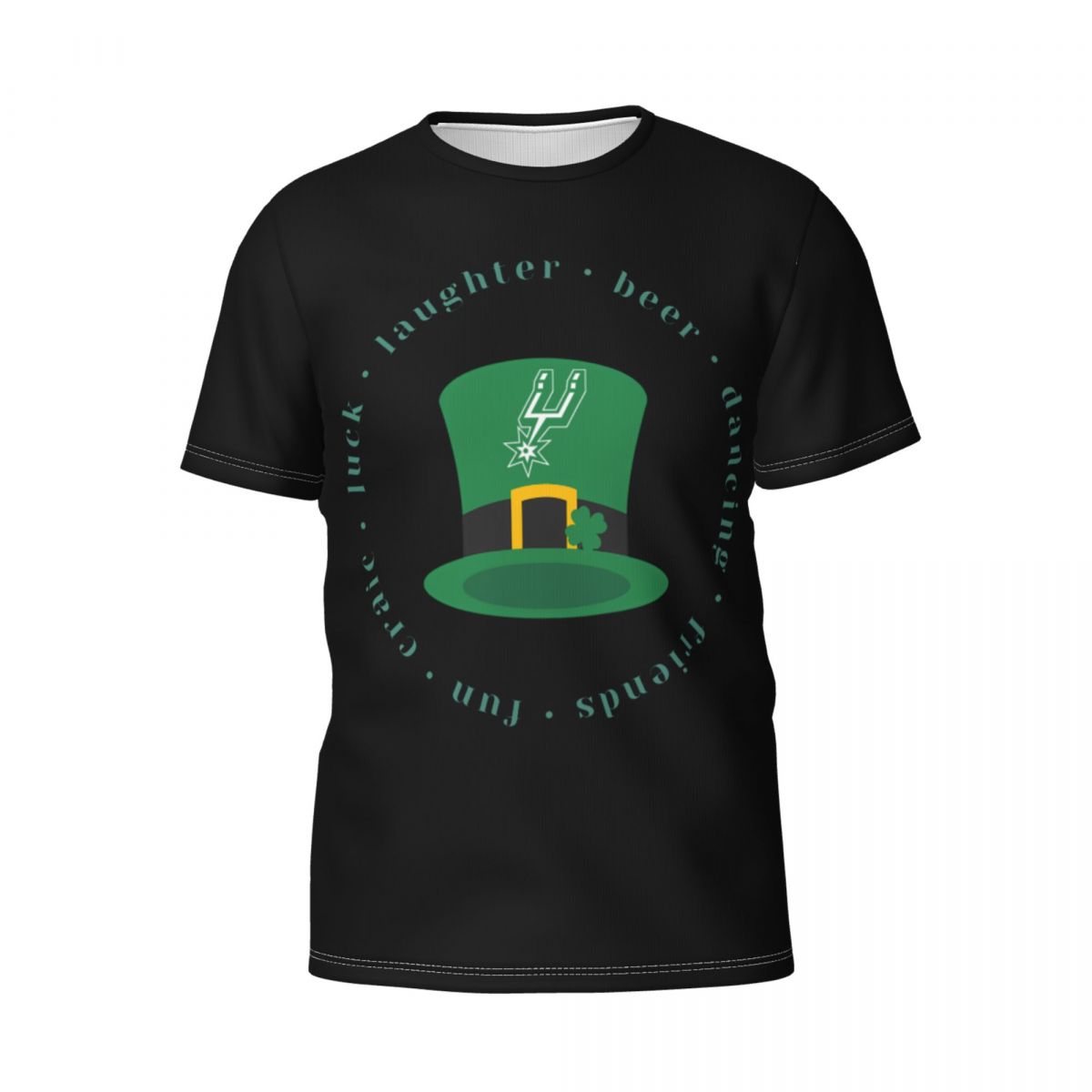 San Antonio Spurs Green Lucky St Patrick's Day Men's T-Shirt