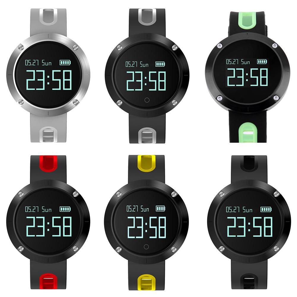 

DM58 Smart Watch Monitor Fitness Tracker Heart Rate Bracelet, Black and gray, 501 Original