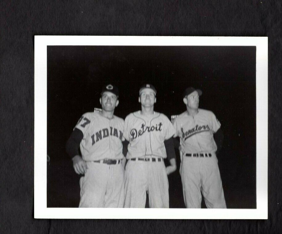 Jim Piersall Frank Lary Jim Lemon Type I Louis Requena Press Original Photo Poster painting