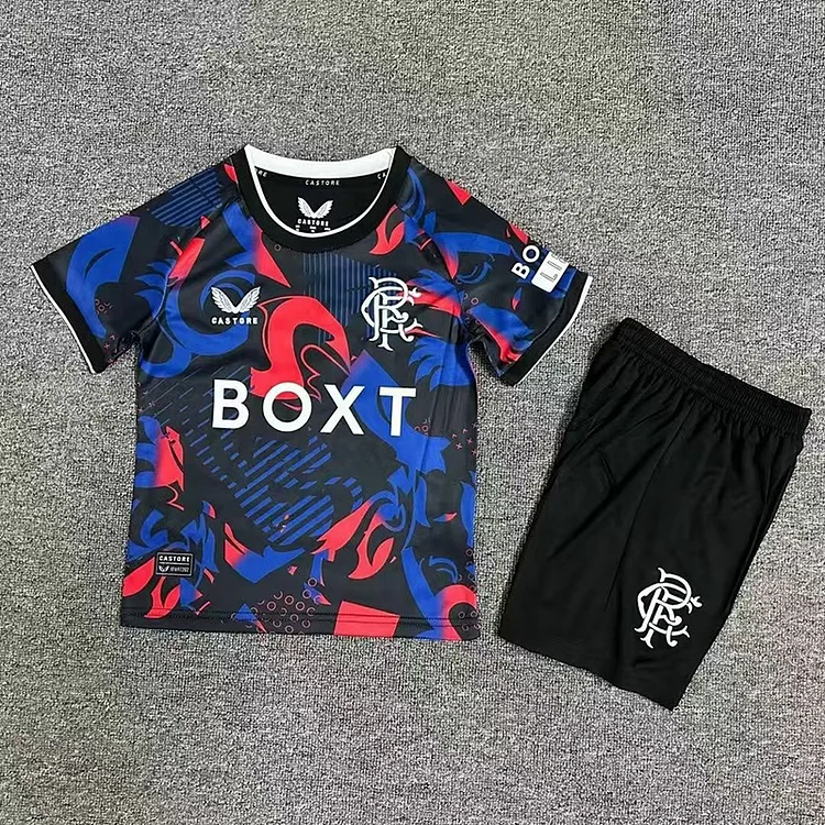 24-25 Kids Rangers Second Away Football Jersey