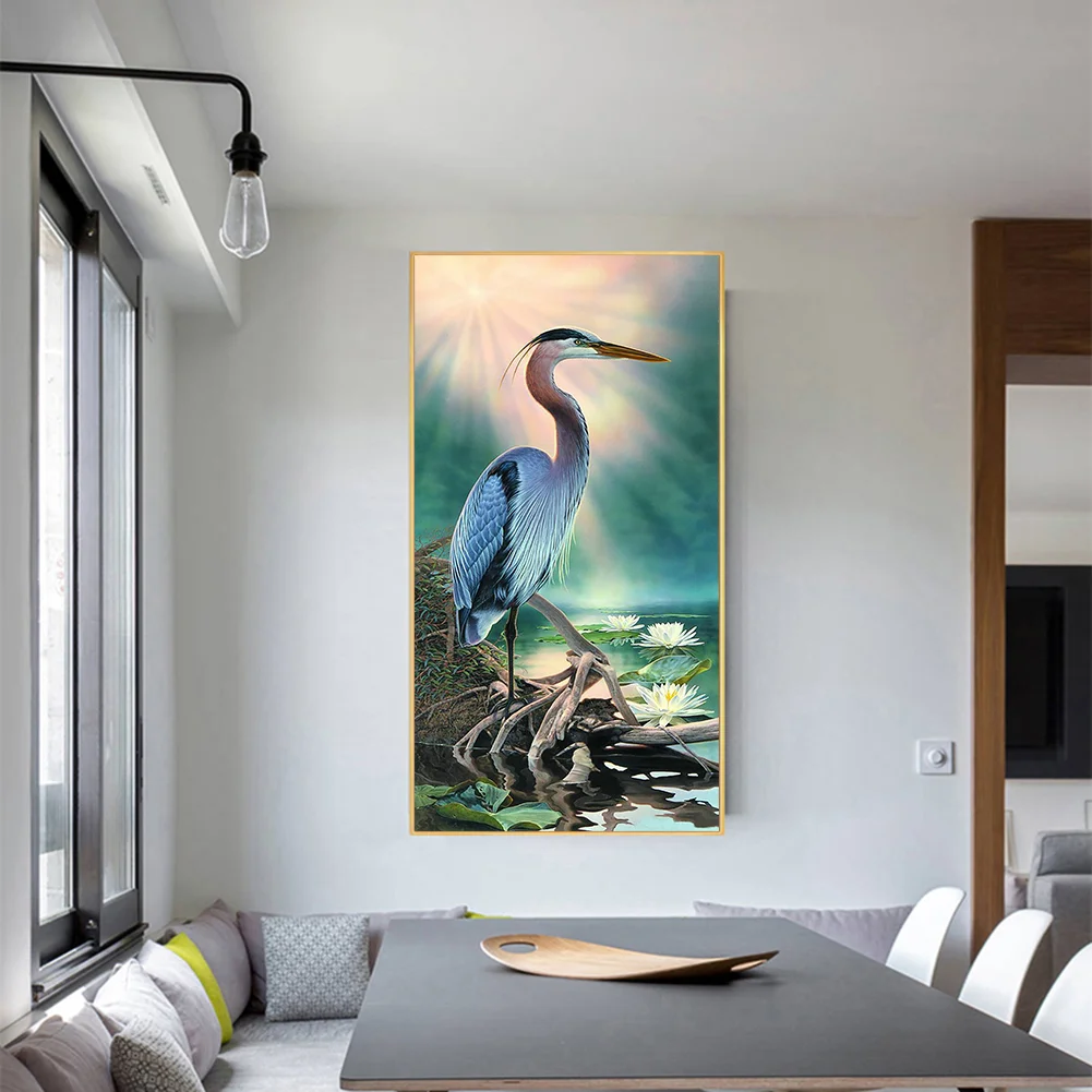 Diamond Painting - Full Round Drill - Exquisite Crane(40*85cm)