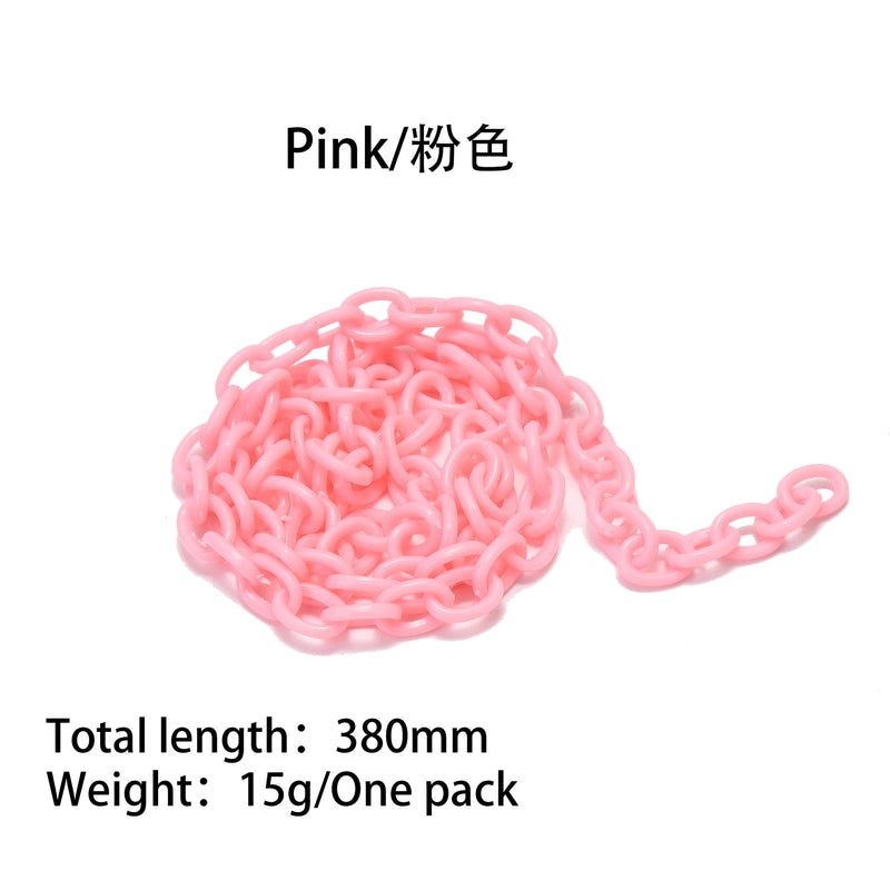 1 Pack = 5 Pieces Arylic 6*8mm Jewelry Accessories Chain