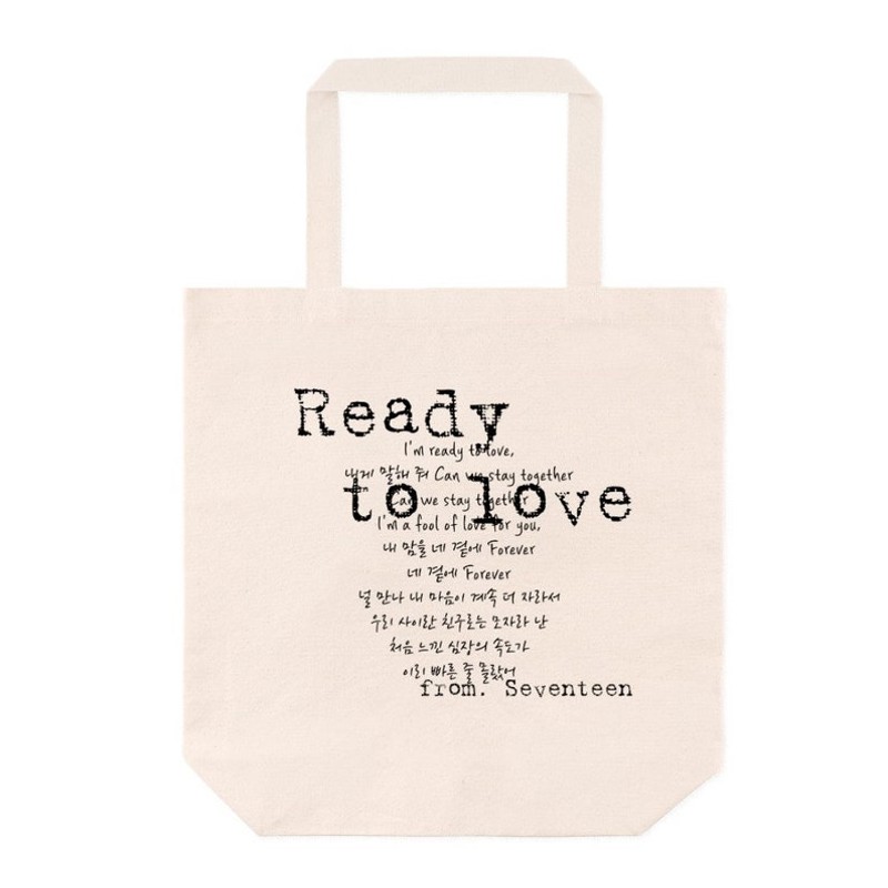 SEVENTEEN Ready to Love Tote Bag officialsvtshop