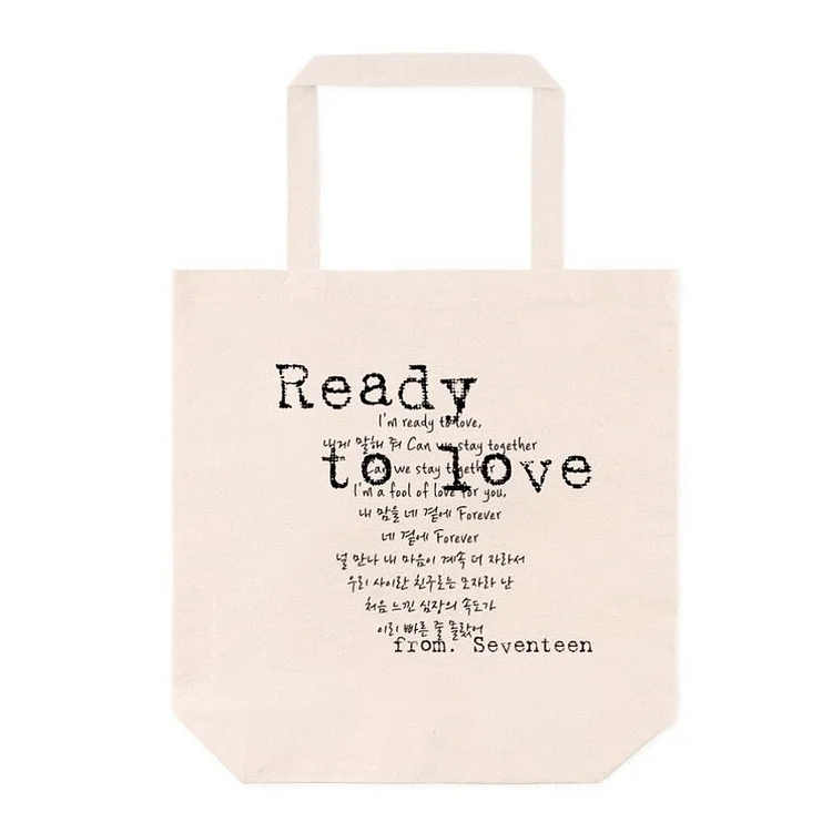 SEVENTEEN Ready to Love Tote Bag