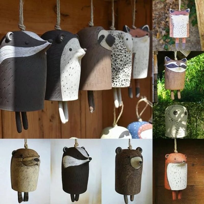 Boho Beautiful Rustic Animal Wind Chimes