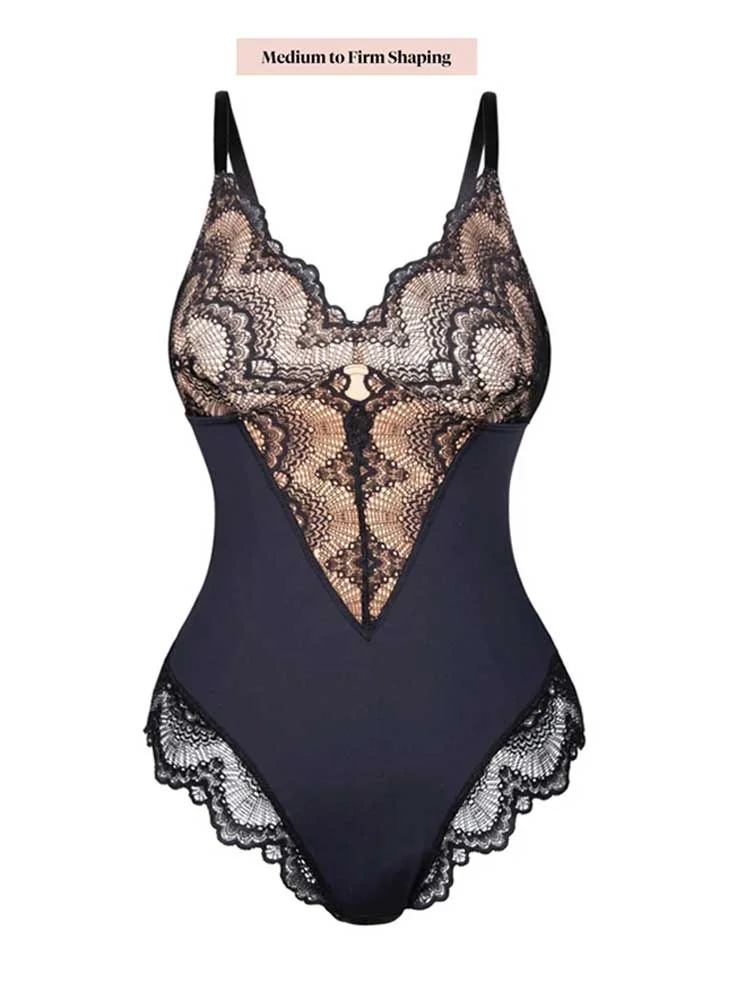 Sculpting Lace Shapewear Bodysuit