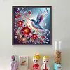 Hummingbird Flowers-11CT Stamped Cross Stitch 50*50cm/19.69*19.69in