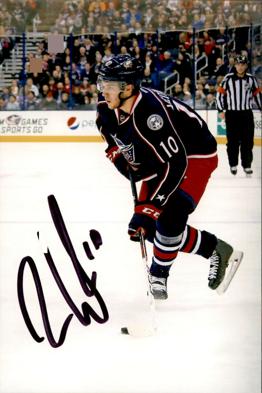 Alexander Wennberg SIGNED 4x6 Photo Poster painting COLUMBUS BLUE JACKETS #3