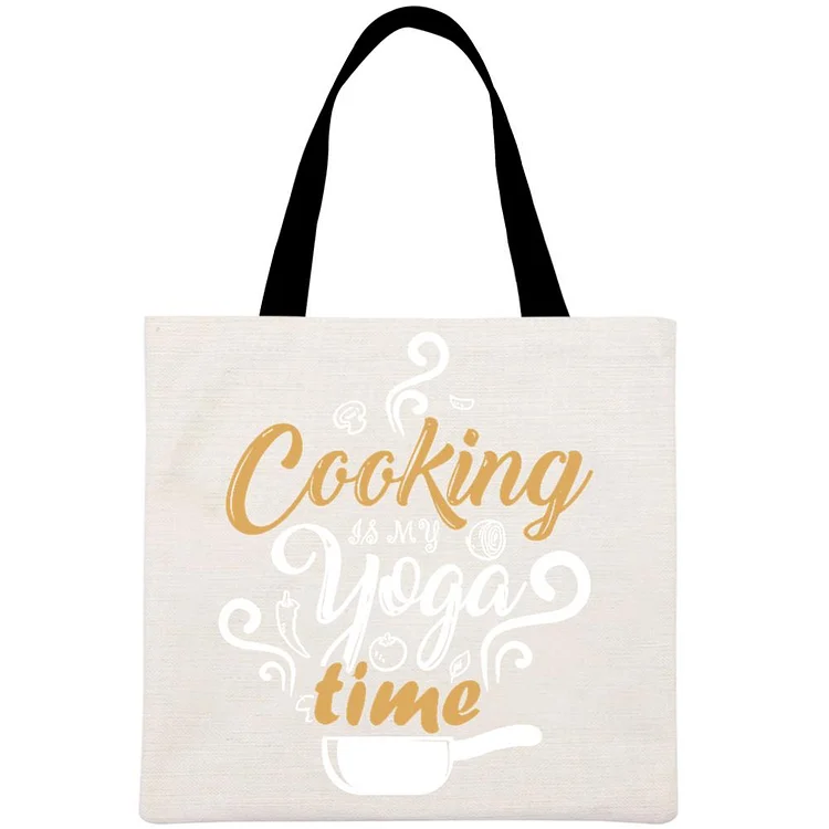 Cooking Printed Linen Bag-Annaletters