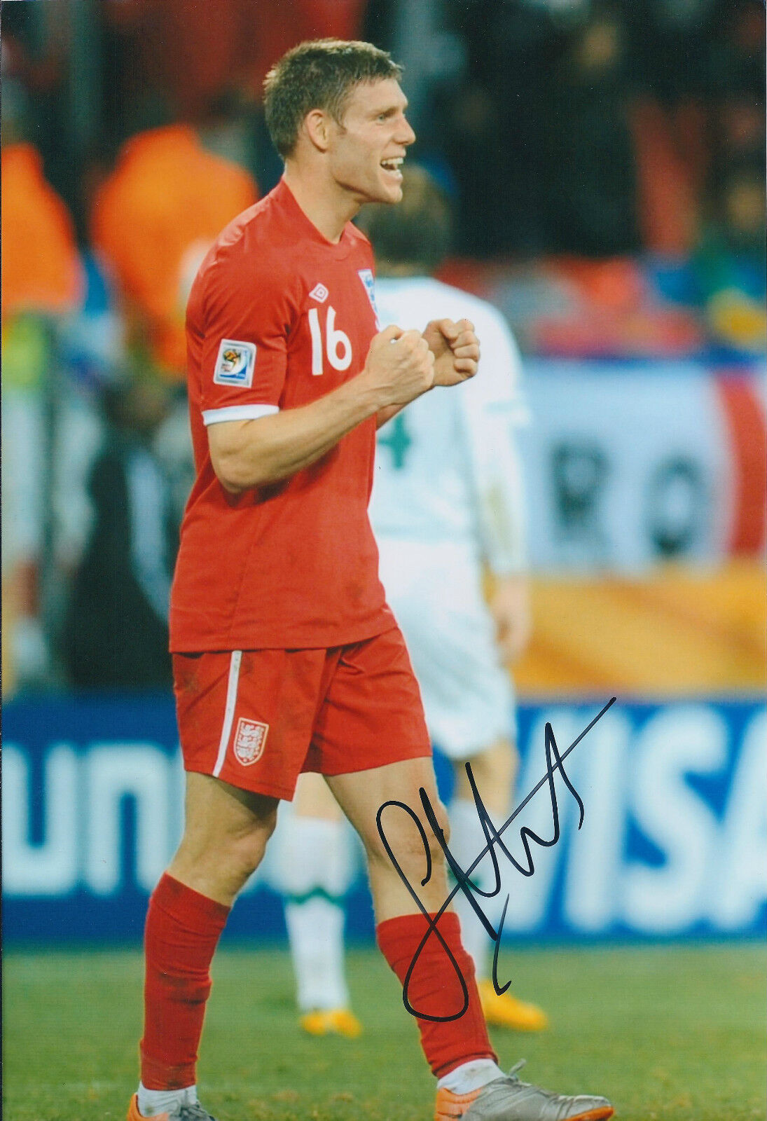 James MILNER Signed 12x8 Photo Poster painting AFTAL COA Autograph ENGLAND Manchester City