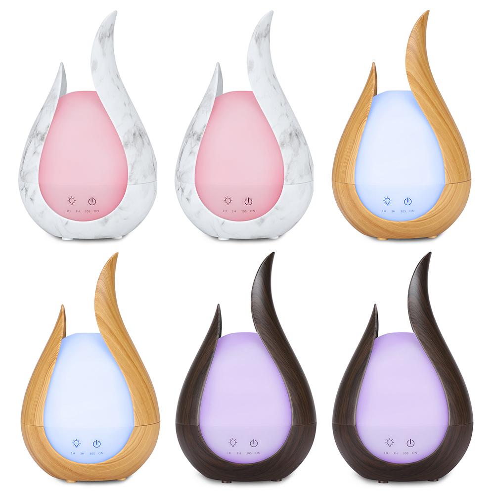 

200ml Timing 7 Color LED Ultrasonic Aroma Diffuser Humidifier Mist Maker, White, 501 Original