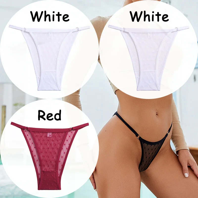 Billionm Panties Lace G-string Thong Women's Underwear Mesh Transparent Lingerie Low-Waist Female Briefs Soft Women's Underpants