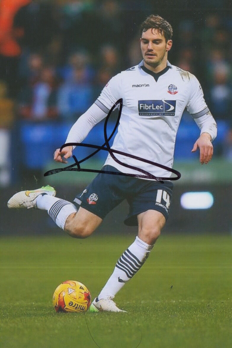 BOLTON WANDERERS HAND SIGNED DORIAN DERVITE 6X4 Photo Poster painting 1.