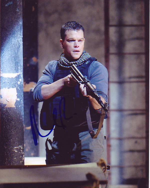 MATT DAMON signed autographed GREEN ZONE MILLER Photo Poster painting