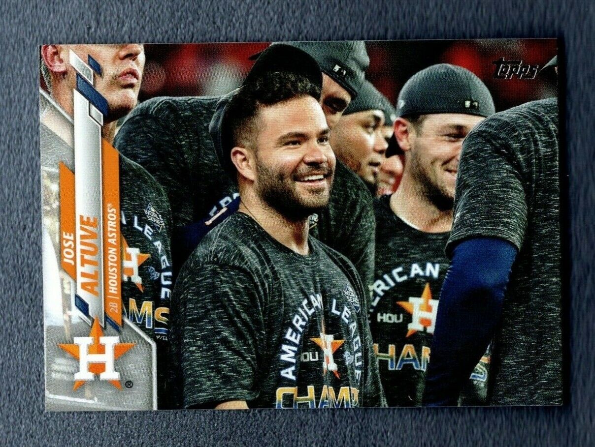 2020 Topps Update Photo Poster painting Variations #U277 Jose Altuve in t-shirt A12 446