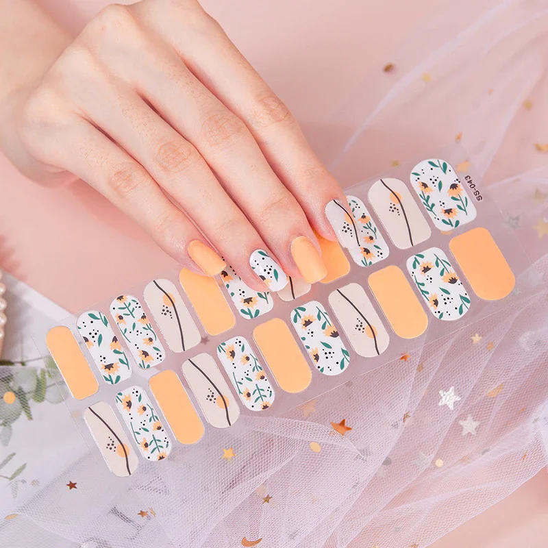 Churchf Fashionable Blue Diamonds Nail Art Stickers Collection Manicure DIY Nail Polish Strips Wraps for Party Decor-Nail Inspo