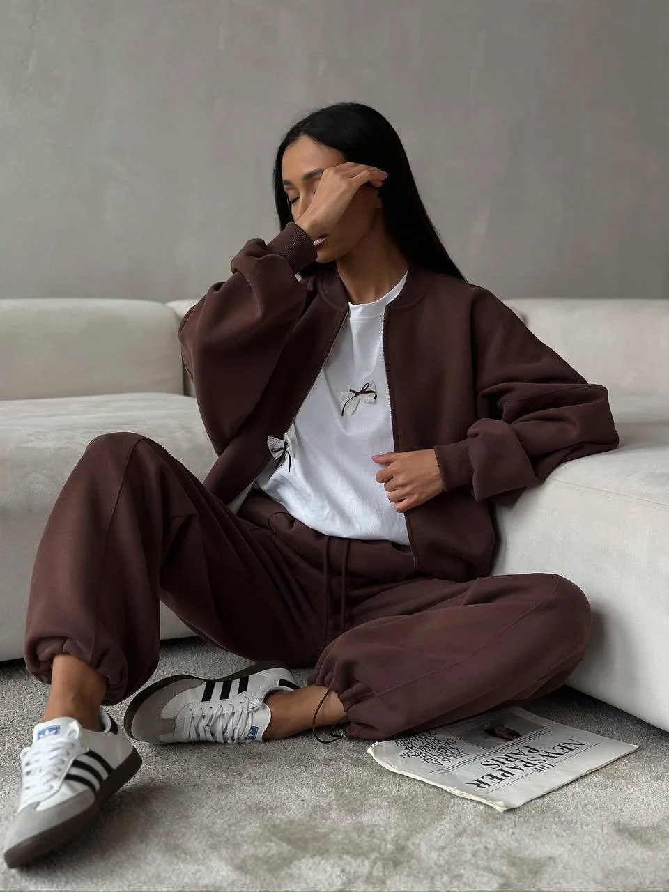 Athvotar Athvotar Spring And Summer New Sweet Bow Splicing Short-Sleeved T-Shirt Women's Round Collar Loose Cotton Top