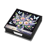 Diamond Painting PU Bouquets Note Box with 160 Sheets for Office Home